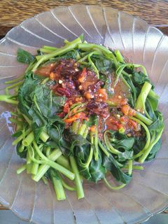 Foto resep rujak kangkung