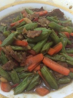 Foto resep Daging lada hitam tumis sayur
