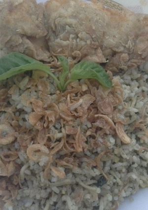 Foto resep Nasi goreng bayam yummy