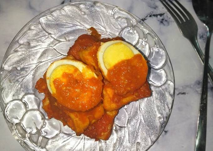 Yuk intip, Resep enak buat Tahu Telur Bali  sempurna