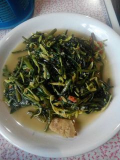Foto resep Tumis kangkung bunga pepaya