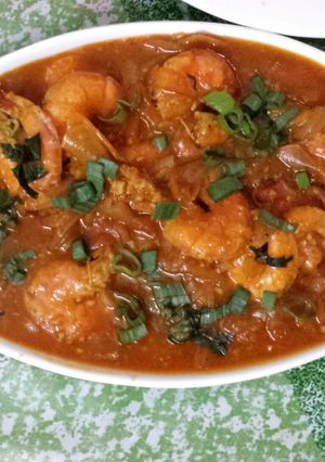 Foto resep Udang Asam Pedas