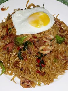 Foto resep Mie telor Cumi