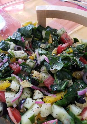 Una foto de Ensalada de colores