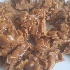 A picture of Honey Mars bar cornflake bites.