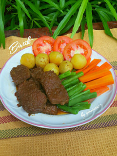 Foto resep Bistik dan sayuran