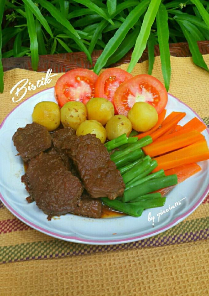 Foto resep Bistik dan sayuran