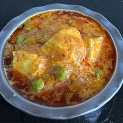 A picture of Mutter Paneer.