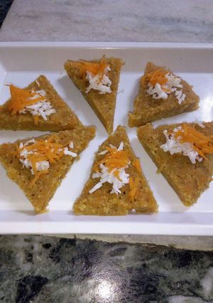 A picture of Steamed Carrot Cake.