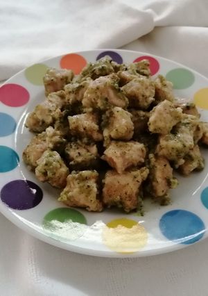 A picture of Whole Wheat Crescenza Gnocchi with Pesto.