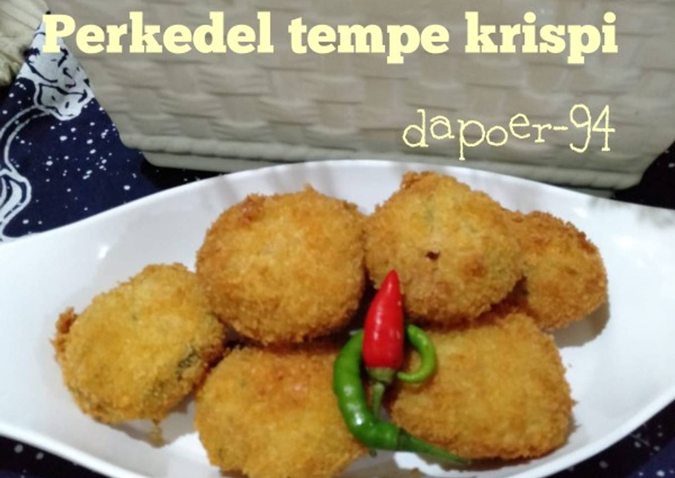 276. Perkedel Tempe Krispi