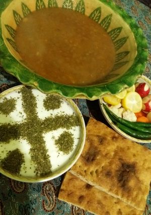 عکسی از دستور عدسی فوری و خوشمزه