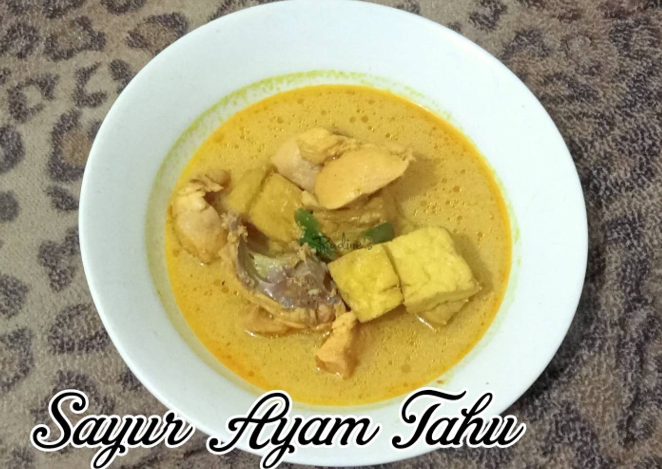 Sayur Ayam Tahu