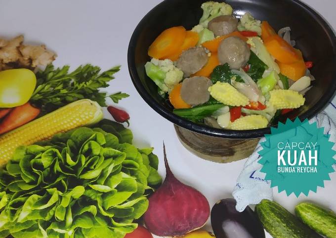 Resep 🥗 Capcay Kuah Oleh Intan Zahra Al Arsyad Bundareycha Cookpad