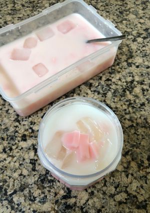 Foto resep Es Susu Jelly