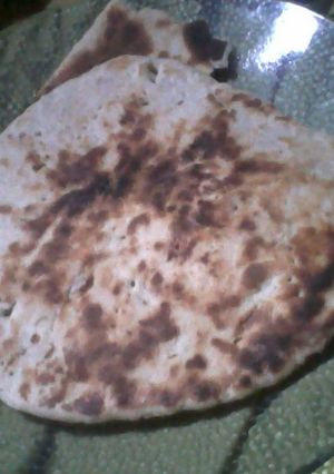 Una foto de Pan árabe tipo tortilla sin horno