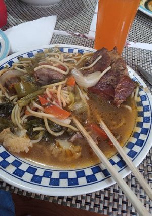 Una foto de Sopa de verdura ala marceliño