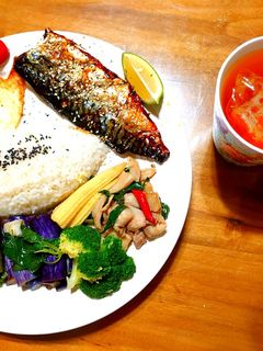 日式烤鯖魚（飯） 的食譜成品照片