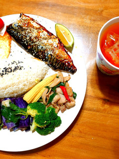 日式烤鯖魚(飯) 的食譜成品照片