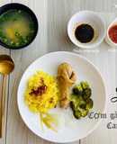 Cơm gà hải nam - ăn dặm