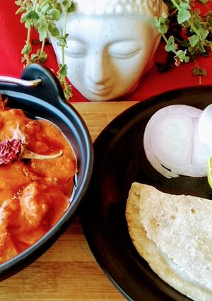 A picture of Lockdown red veg sabzi.