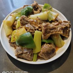 A picture of Beef with Leeks.