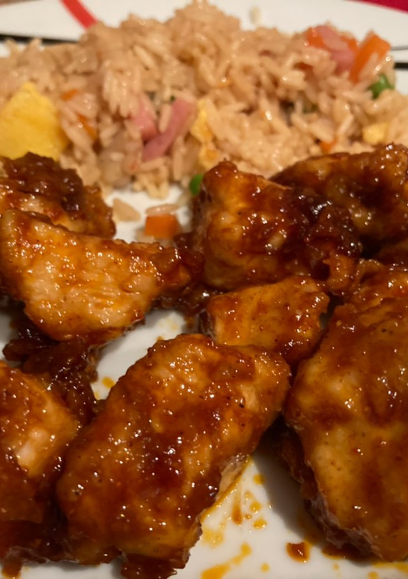 Una foto de Pollo Caramelizado