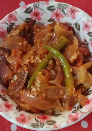 बैंगन का भरता रेसिपी मुख्य फोटो