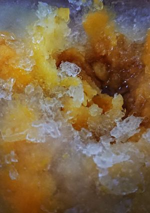 簡易芒果鳳梨汽水冰 的食譜成品照片
