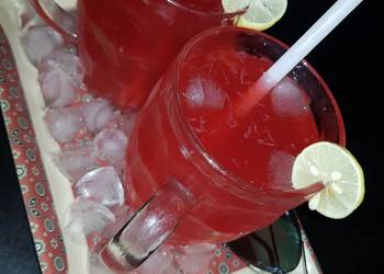 How to Cook Perfect Rooh afza and lemon juice