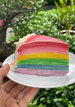 Hình của món Bánh Cerep cầu vồng.