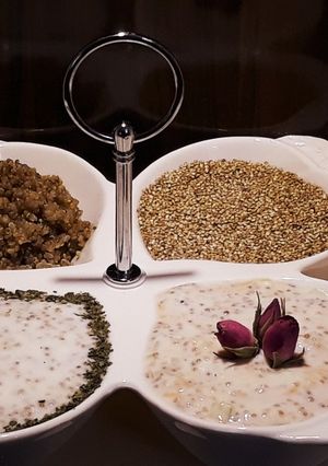 عکسی از دستور ترکیب کینوا با ماست