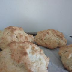 A picture of Pancake mix drop biscuits.