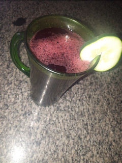 A picture of Zobo Drink With Cucumber.