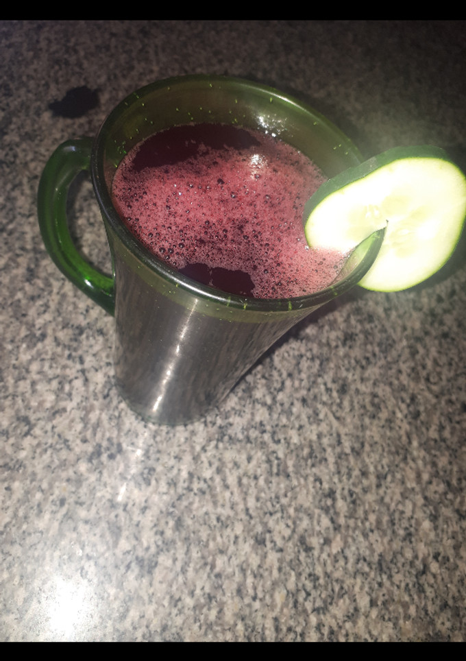 A picture of Zobo Drink With Cucumber.