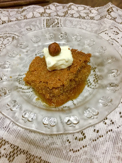صورة لوصفة بسبوسة بالقشطة 🍭