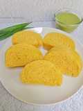 Roti Kukus Pontianak Labu Kuning (no mixer)