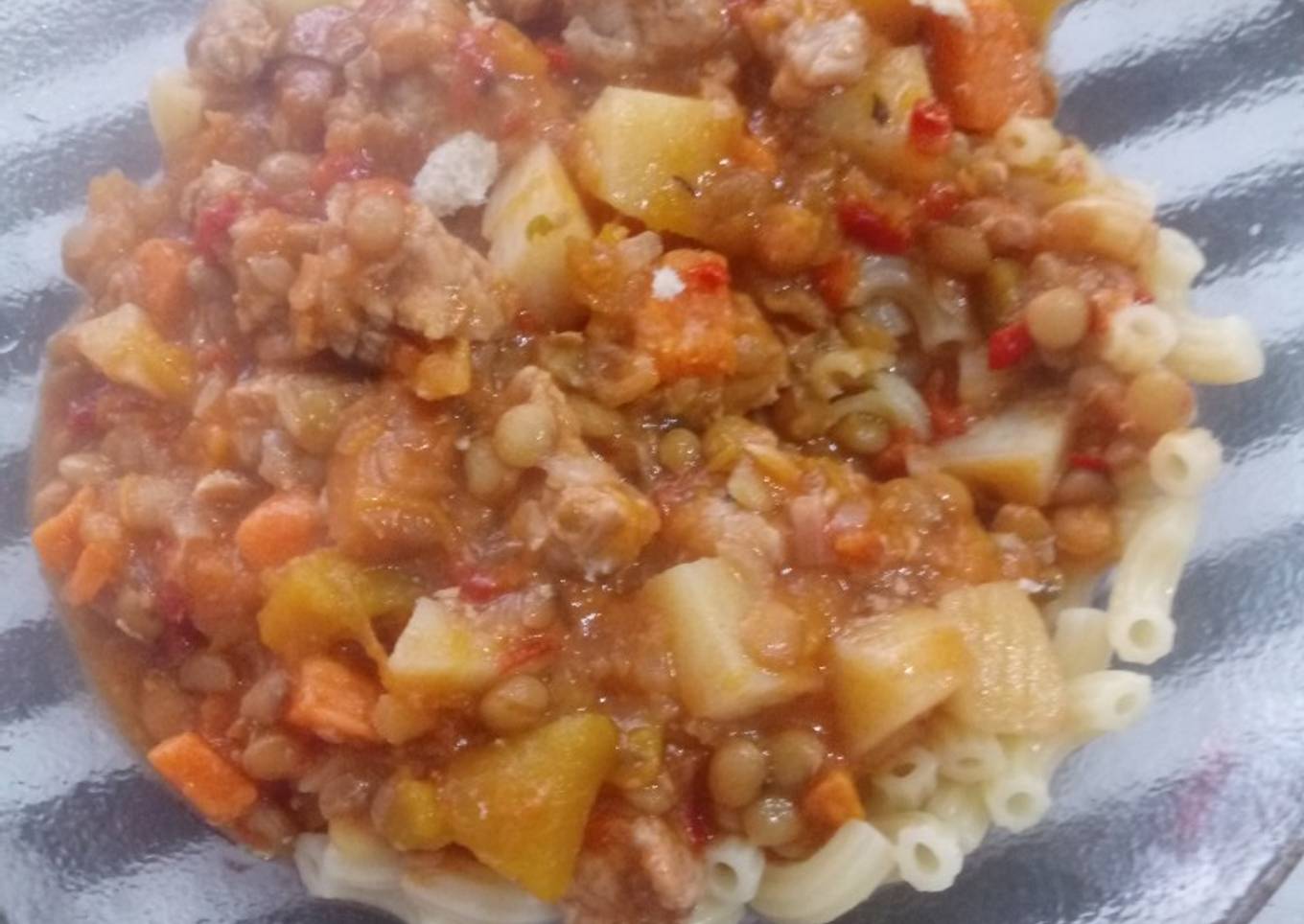 Guisito con carne de cerdo