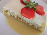 كيكة الحليب والزعفران 🍰