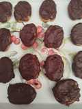 Palmeritas de hojaldre con canela y Eritritol o azúcar y cobertura de chocolate
