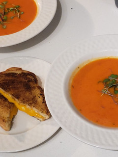 A picture of Charred Fresno Tomato Soup.