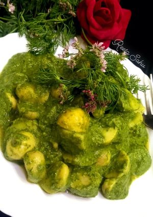 धनिया के आलू (Dhaniya ke Aloo recipe in Hindi) रेसिपी मुख्य फोटो