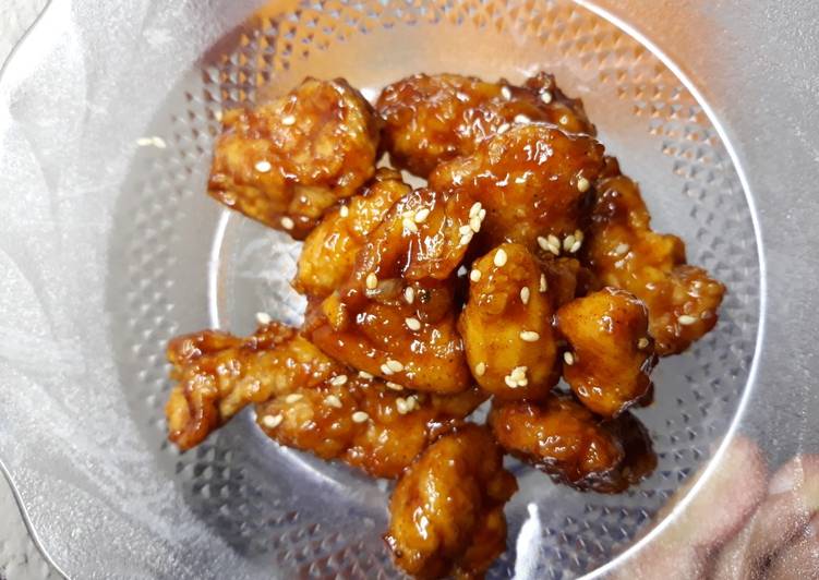 Cara Membuat Ayam goreng korea. Korean honey spicy fried chicken Anti Gagal