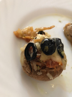 Una foto de Champiñones rellenos