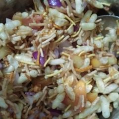 Bhel puri A picture of Bhel puri.