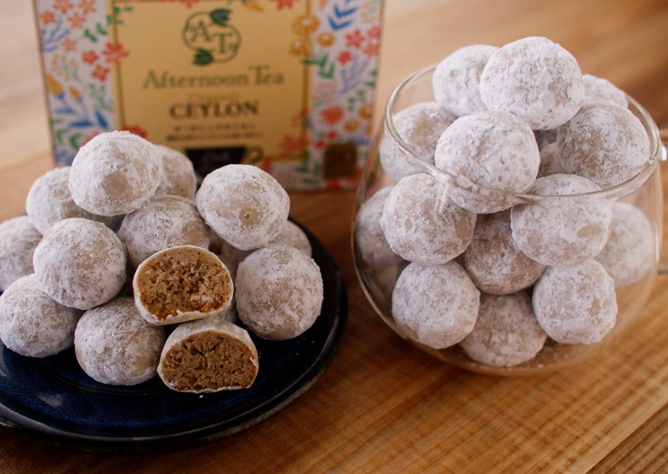 Chai Snowballs, Spiced Black Tea flavored Butter Cookies🏵️