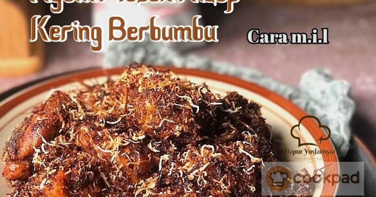 Resipi Ayam Masak Kicap Kering Berbumbu Cara M I L Oleh Dapur