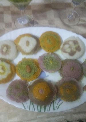 A picture of Designer idlis.