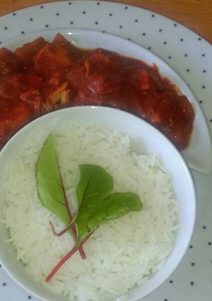 A picture of Mandys style chicken curry/balti.