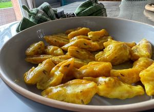 Une photo de Pâtes aux carottes façon gnocchis